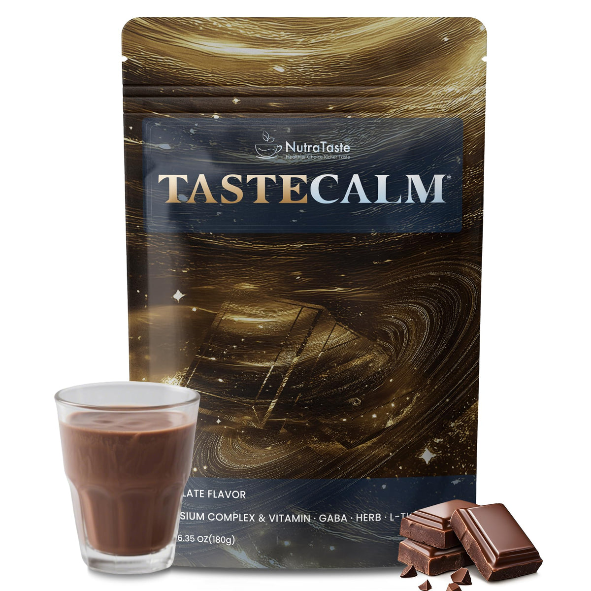 NUTRATASTE Calm Magnesium Powder 191g front view