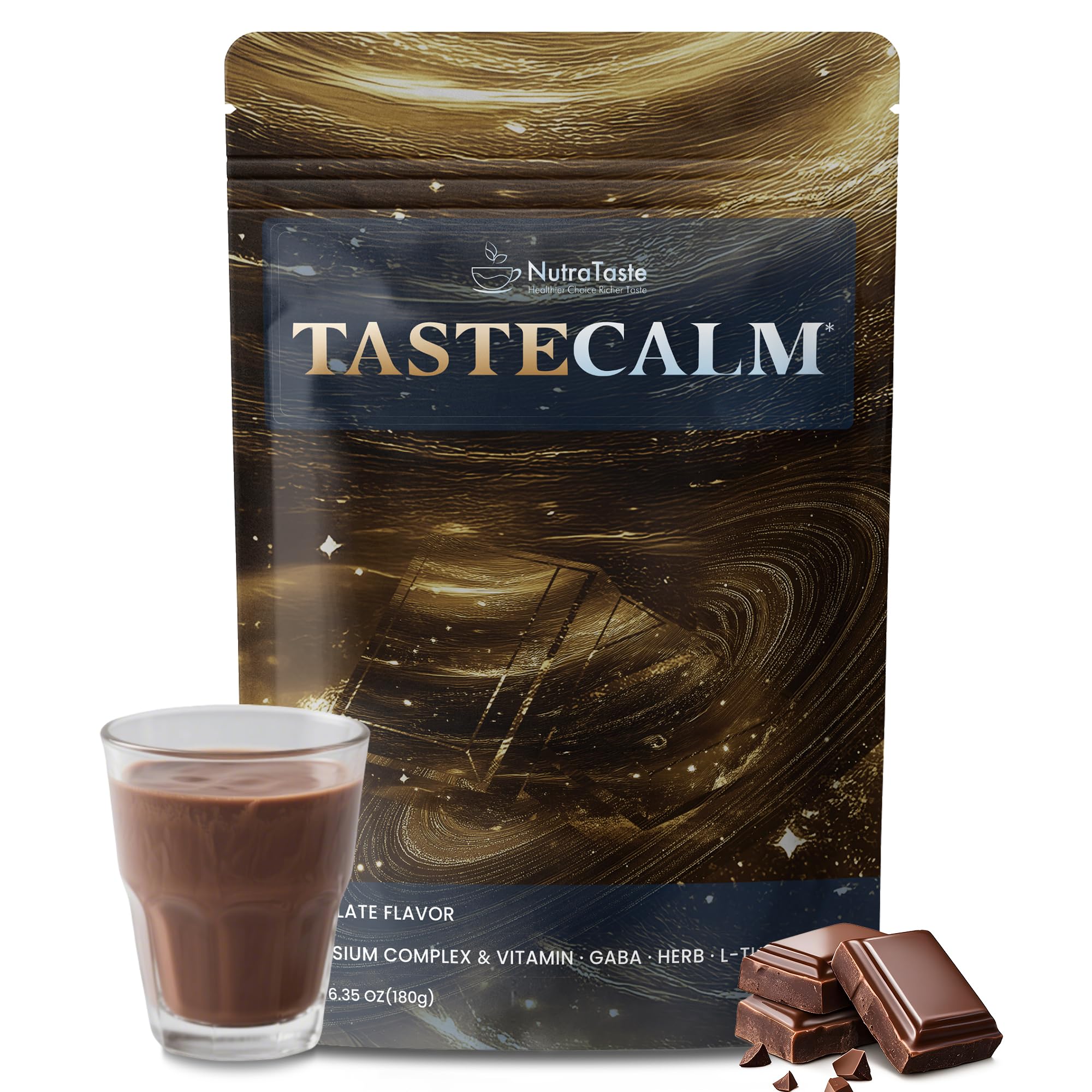 NUTRATASTE Calm Magnesium Powder 191g front view
