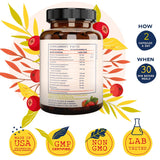 NUTRATEMPLE Adrenal Support Supplement bottle side view
