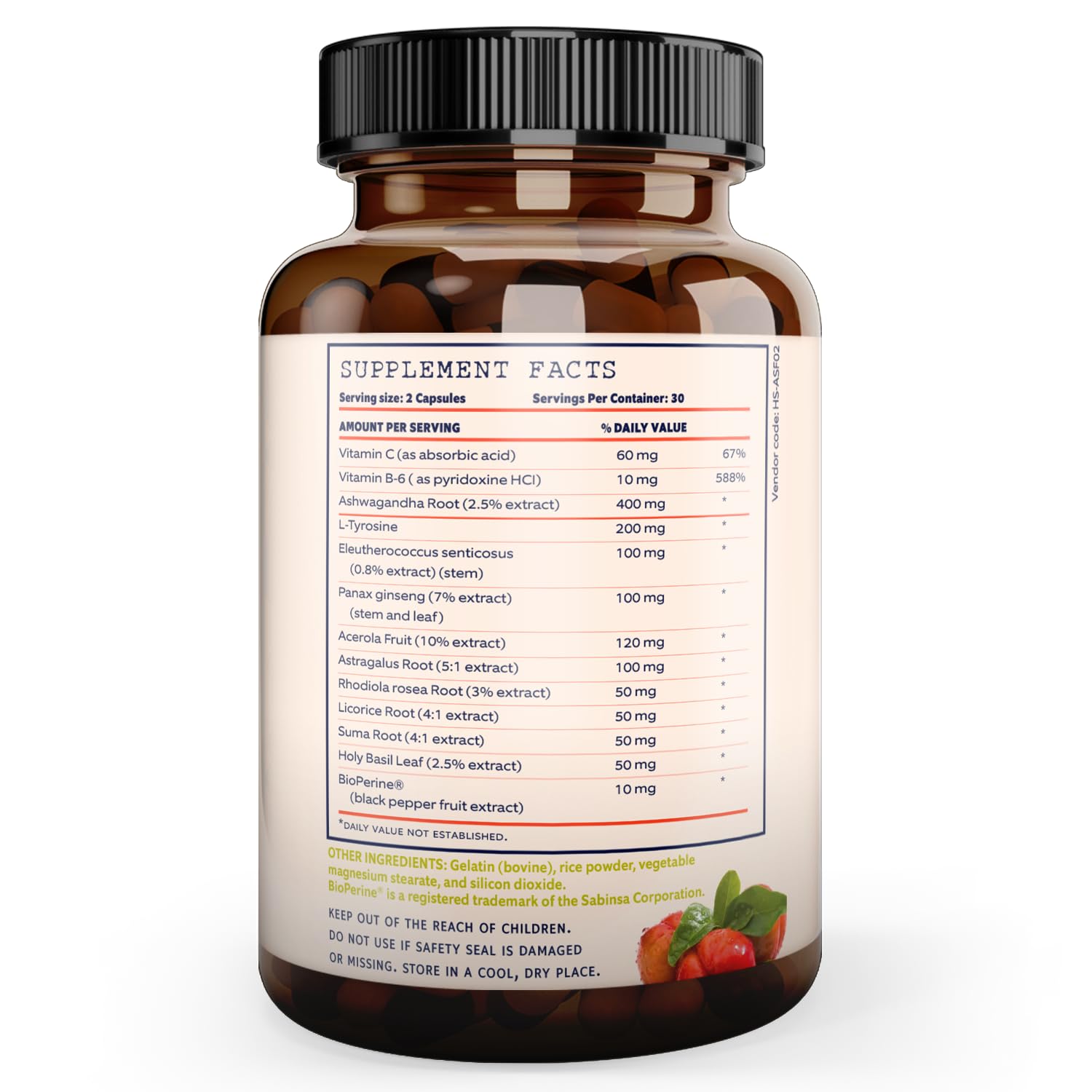 NUTRATEMPLE Adrenal Support Supplement packaging