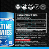 Nutravia Creatine Gummies with fitness accessories