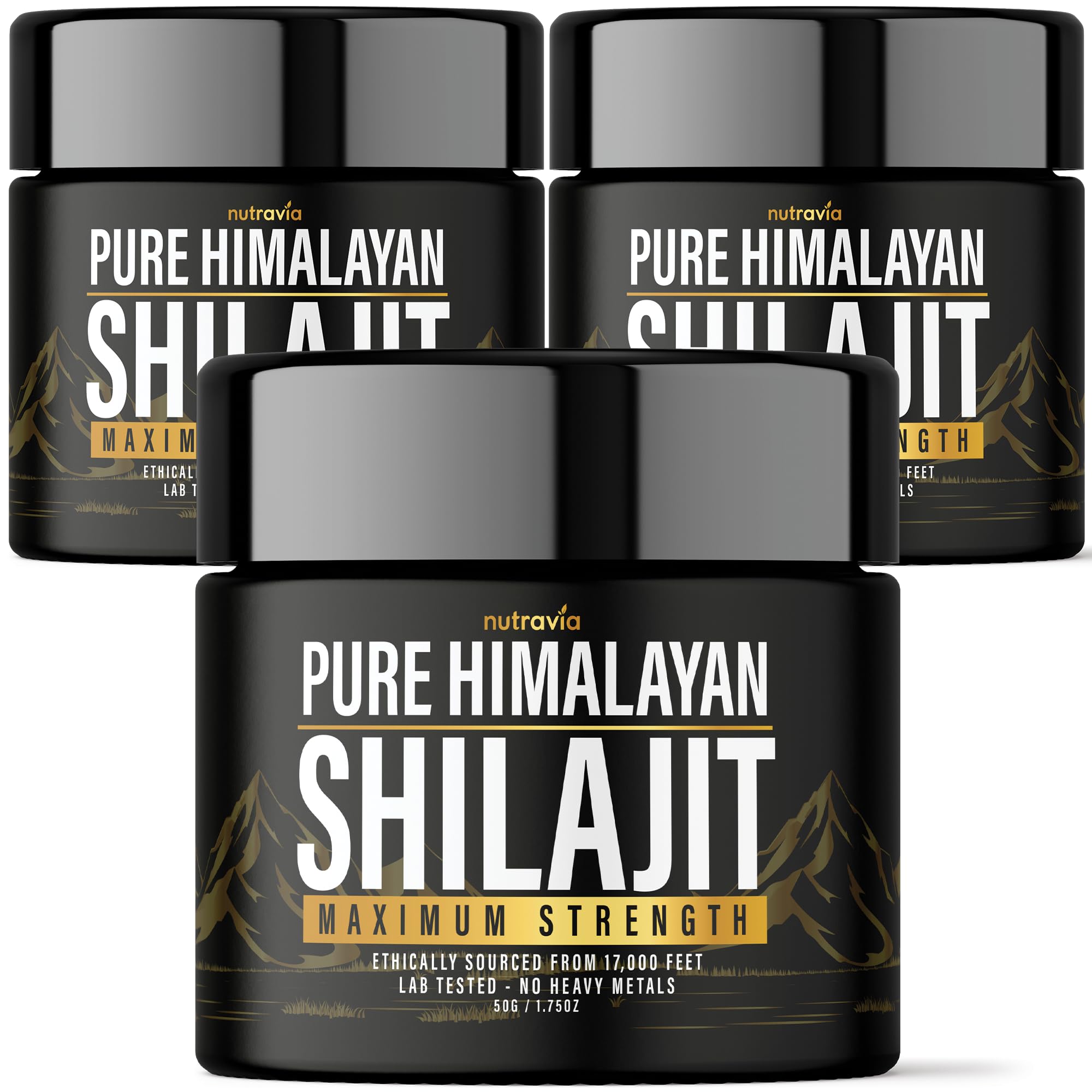 Nutravia Himalayan Shilajit Resin 499g front view