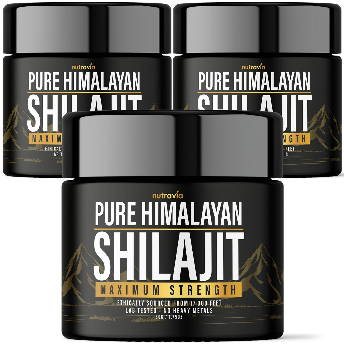 Nutravia Himalayan Shilajit Resin 499g front view