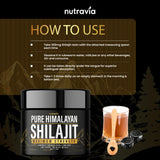 Nutravia Himalayan Shilajit Resin close-up of resin