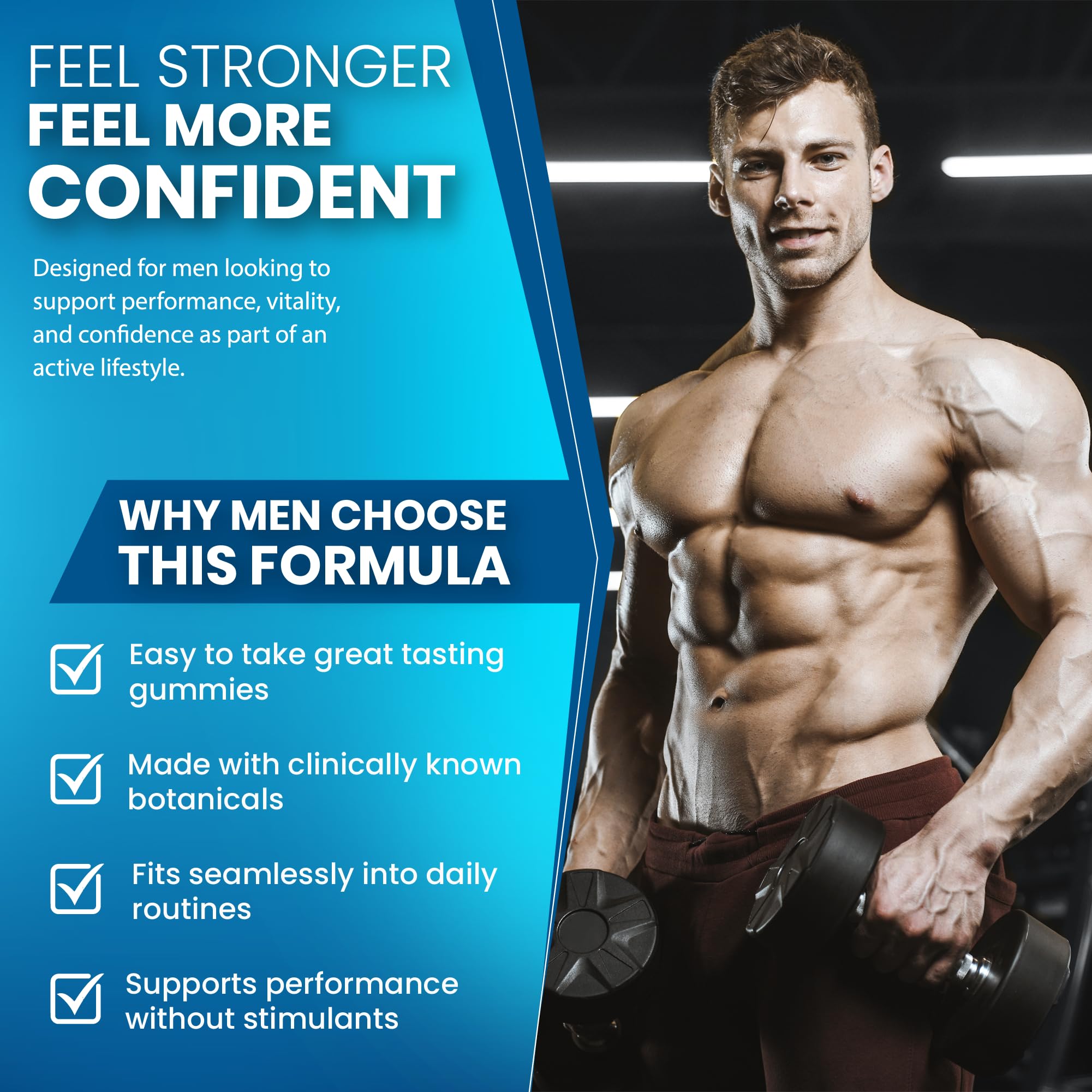 Nutravia Male support Gummies nutritional information