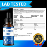 Nutravia Methylene Blue 132g back view showing ingredient information