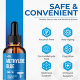 Nutravia Methylene Blue Drops 132g with ingredients