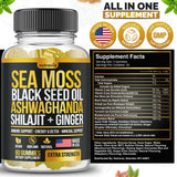 Nutravia Sea Moss Gummies 170g with measuring spoon for dosage