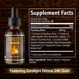 Nutraville Pharaoh’s Nectar XT Colloidal Gold 260g bottle side view
