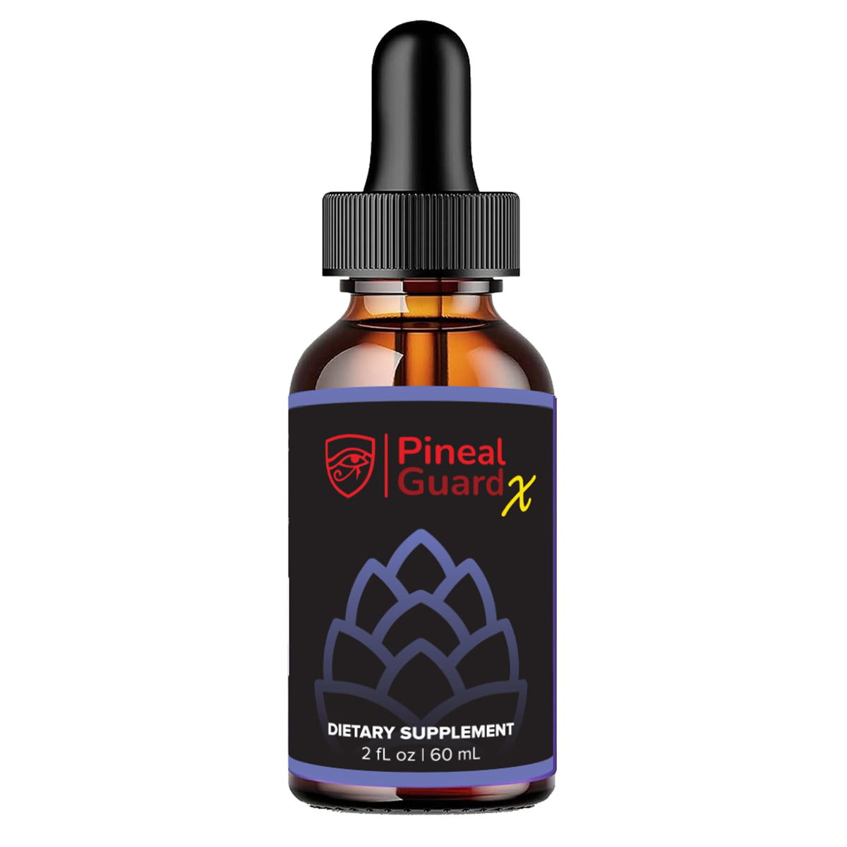 Nutraville Pineal Guard X Drops bottle front view