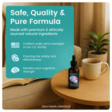 Nutraville Pineal Guardian X Pineal Gland Cleanse Supplement with a glass of water