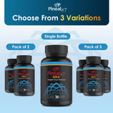 Nutraville Pineal XT Gold supplement back view packaging