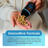 Nutraville Pineal XT Gold supplement in a lifestyle setting