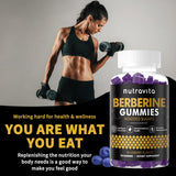 Nutravita Berberine Gummies open package with gummies