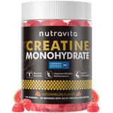 Nutravita Creatine Monohydrate Gummies 120 count bottle front view