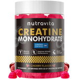 Nutravita Creatine Monohydrate Gummies bottle front view