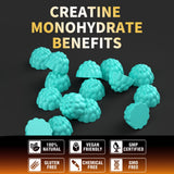 Nutravita Creatine Monohydrate Gummies bottle side view