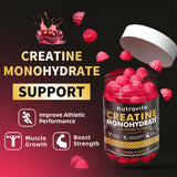 Nutravita Creatine Monohydrate Gummies bottle side view