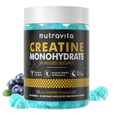 Nutravita Creatine Monohydrate Gummies displayed with other supplements