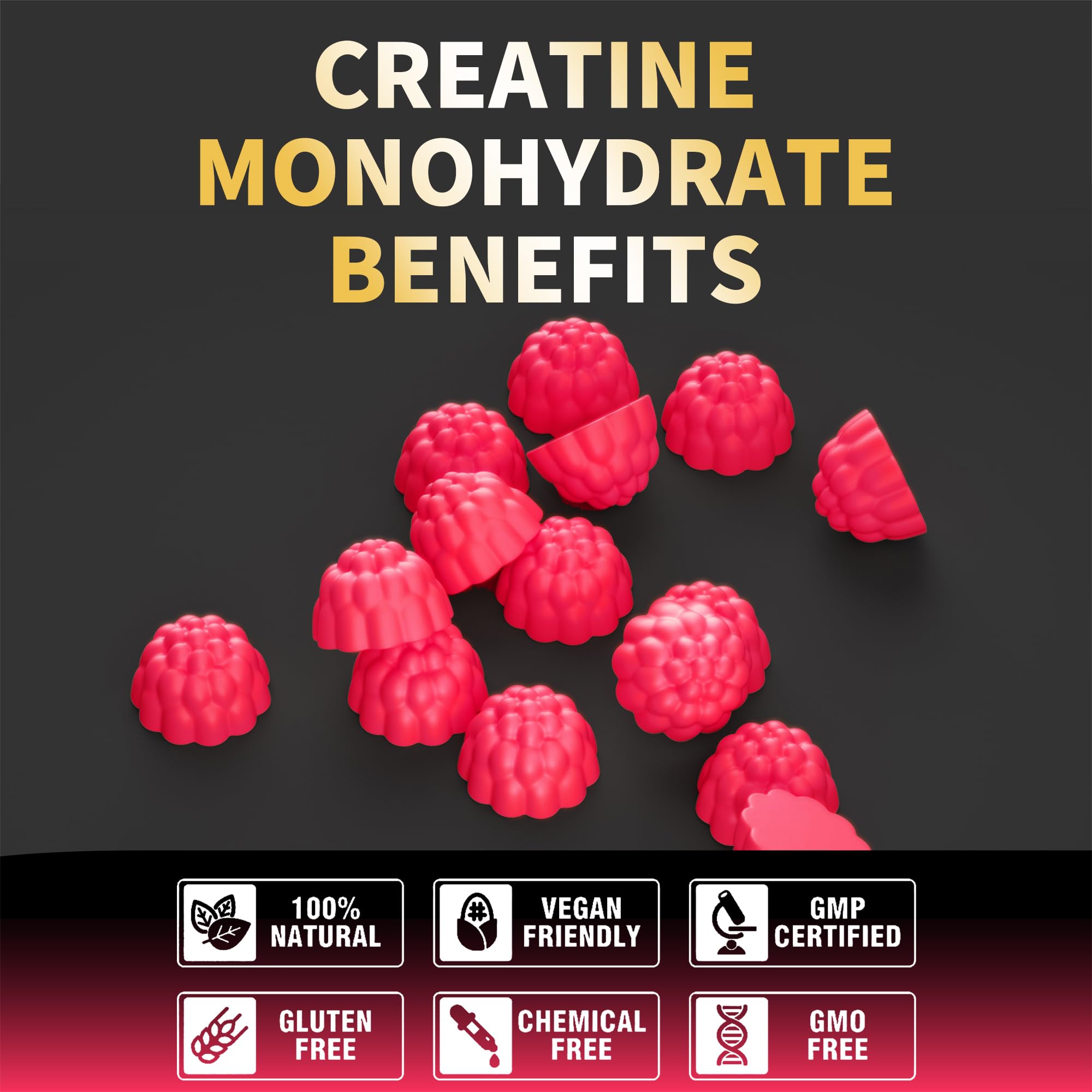 Nutravita Creatine Monohydrate Gummies ingredients list