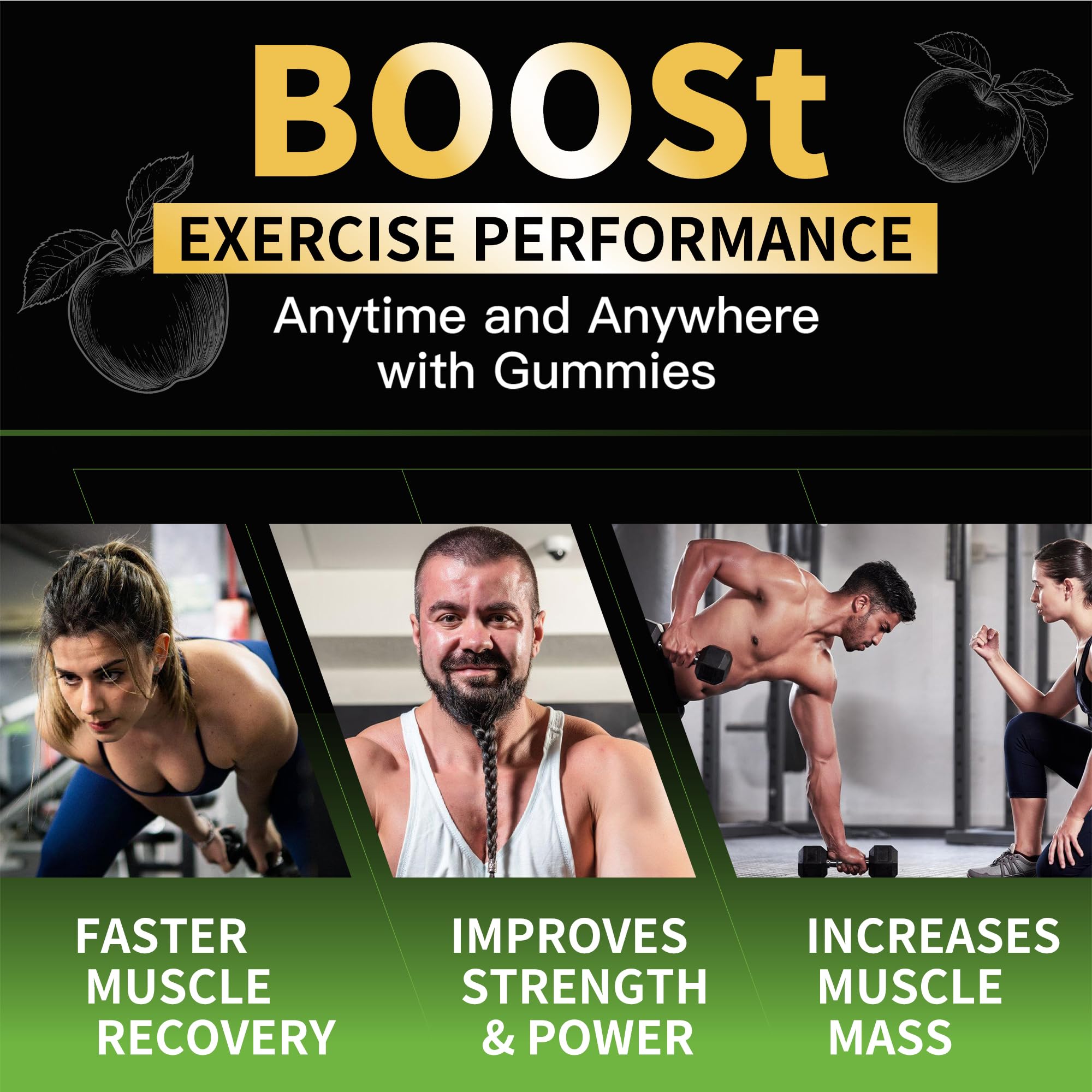 Nutravita Creatine Monohydrate Gummies lifestyle scene