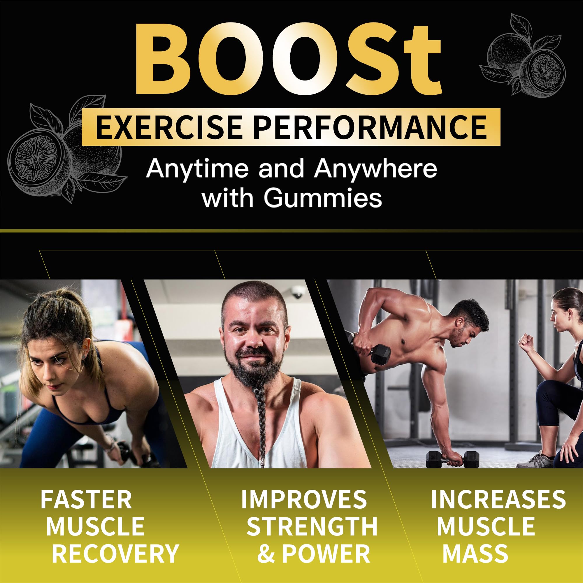 Nutravita Creatine Monohydrate Gummies lifestyle scene with active person