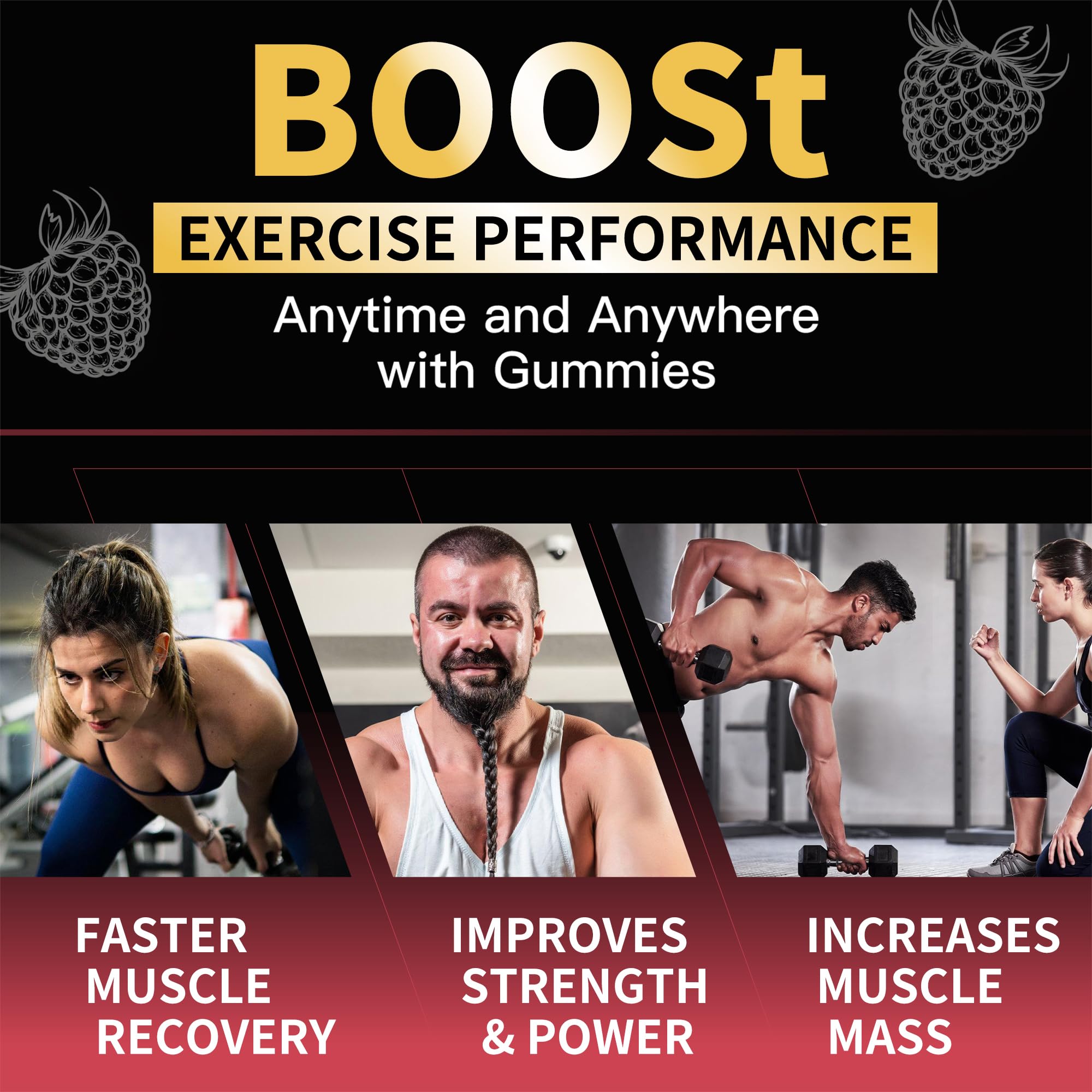 Nutravita Creatine Monohydrate Gummies lifestyle shot