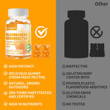 Nutravita Glucosamine Chondroitin Gummies open bottle with gummies
