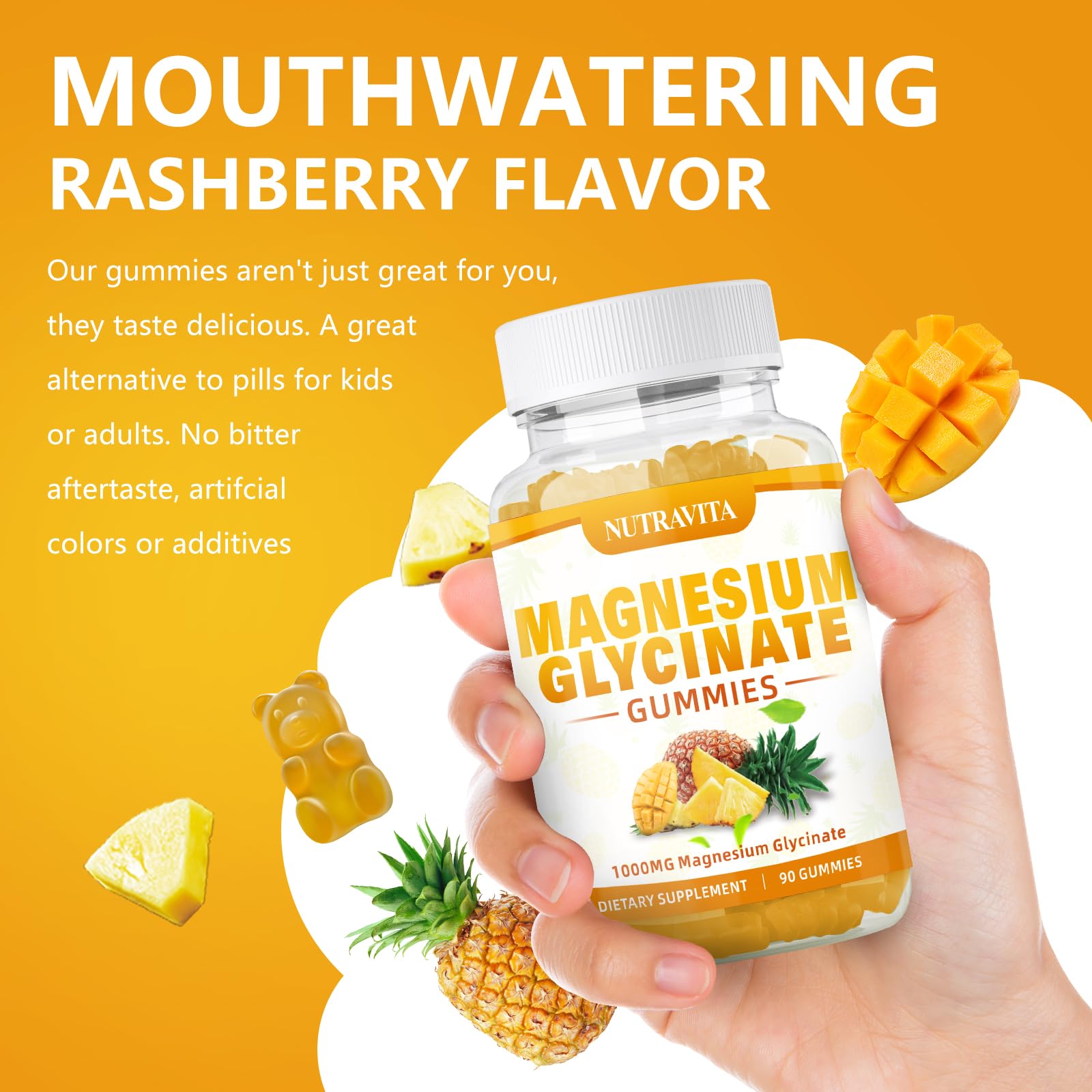Nutravita Magnesium Gummies 1000mg ingredients list