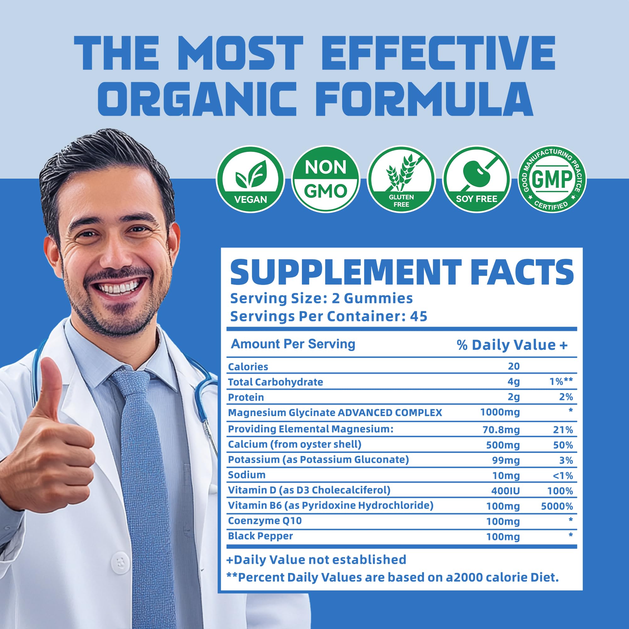 Nutravita Magnesium Gummies 1000mg ingredients list