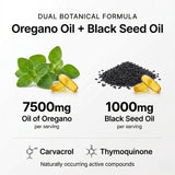 NutraVora Oregano Oil Softgels on a wooden table