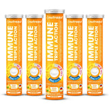 nutrazul daily wellness Triple Action Vitamin C 1000mg effervescent tablet front view