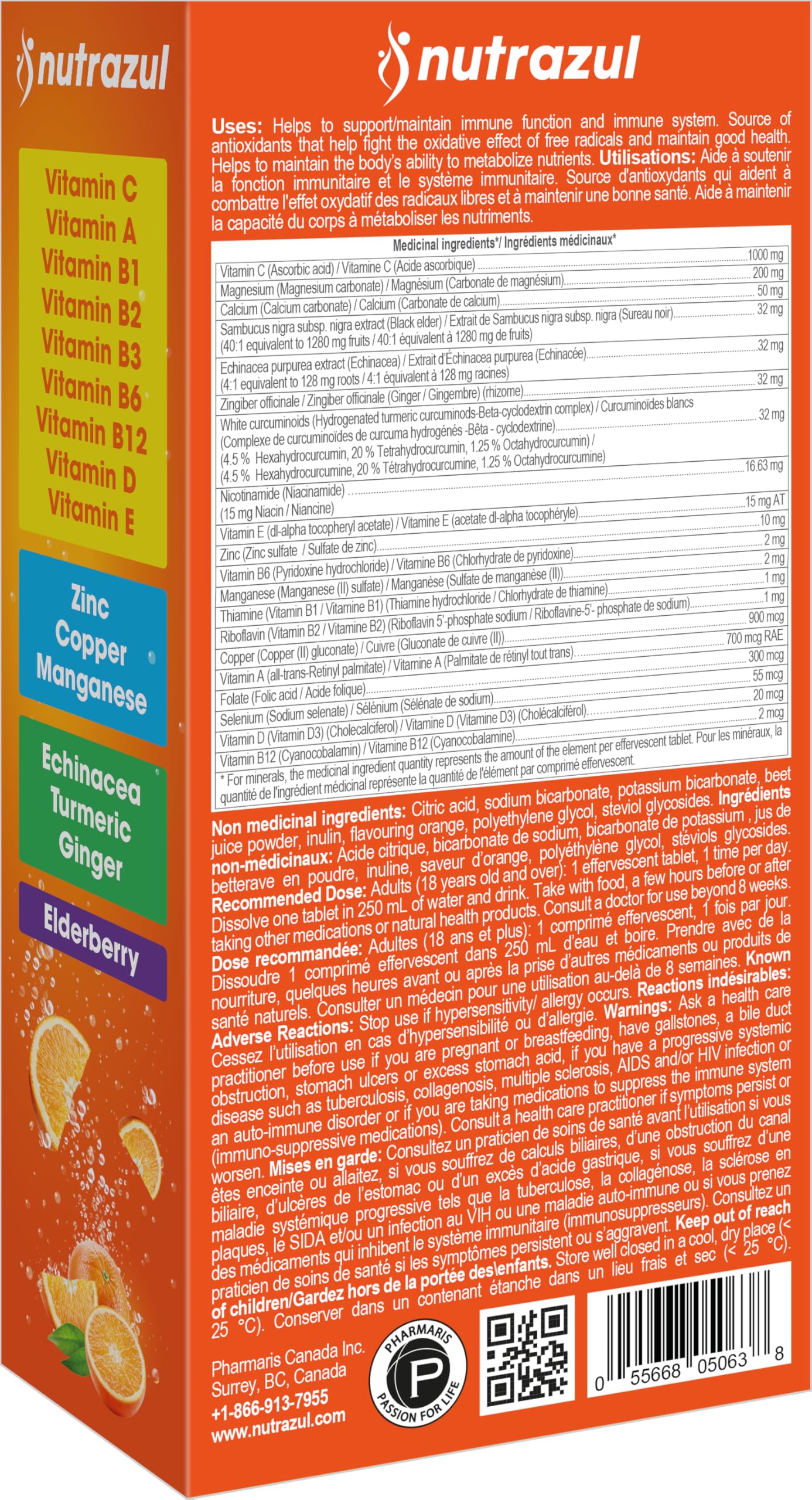 nutrazul Effervescent Vitamin C Tablets tablet in water