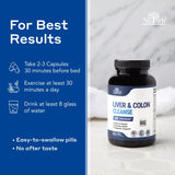 Nutreb Milk Thistle capsules on wooden table