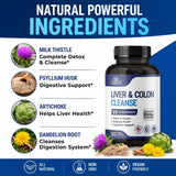 Nutreb Milk Thistle supplement bottle side view