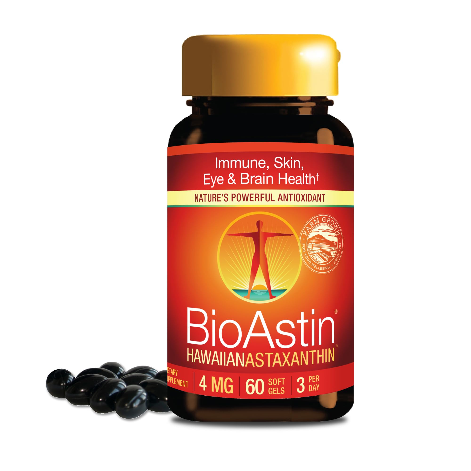 Nutrex Hawaii Astaxanthin Super Antioxidant Supplement front view
