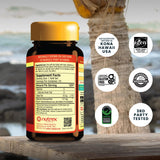 Nutrex Hawaii Astaxanthin supplement capsules in a clear bottle