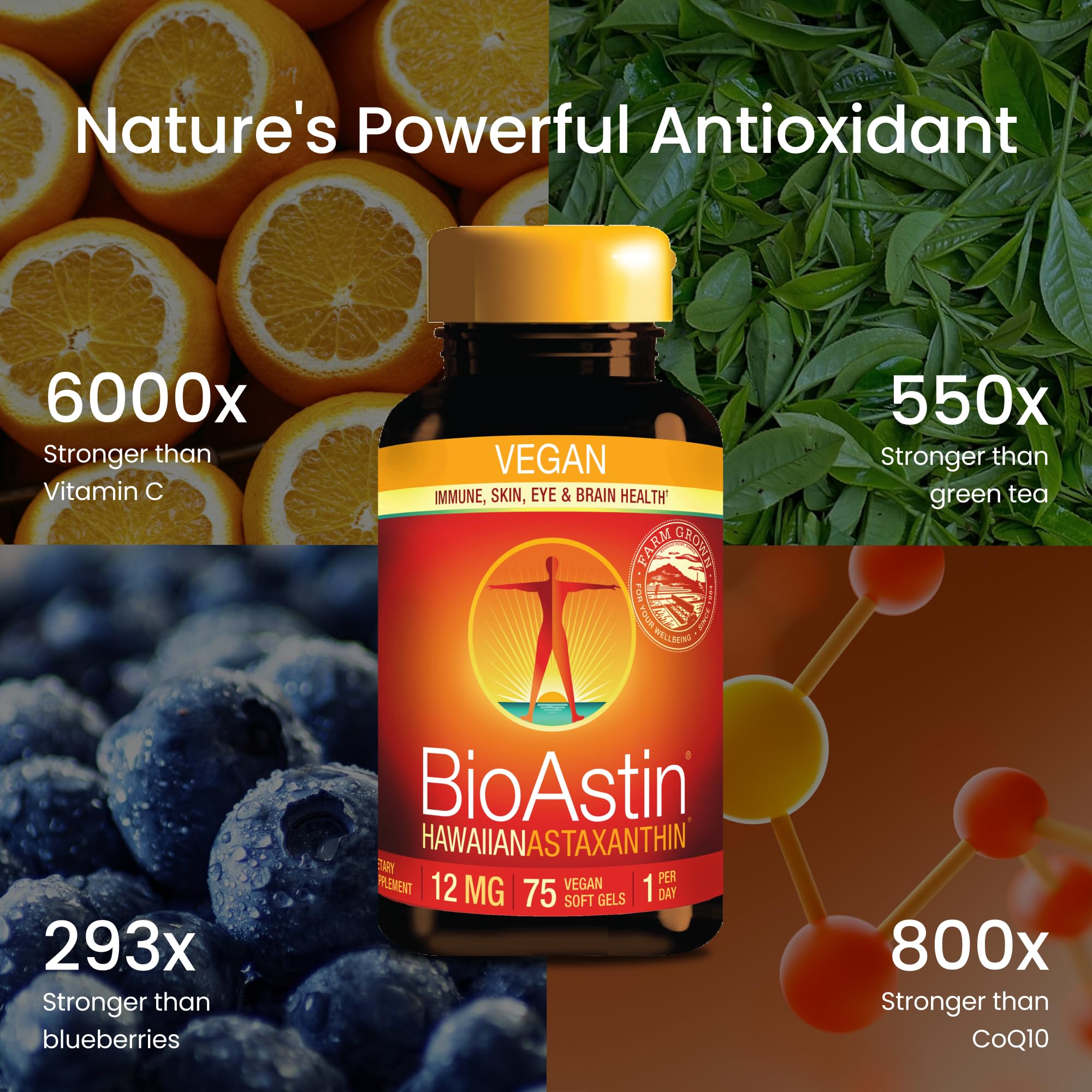 Nutrex Hawaii Astaxanthin Supplement ingredients list