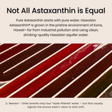 Nutrex Hawaii Astaxanthin supplement ingredients list on packaging
