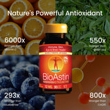 Nutrex Hawaii Astaxanthin supplement label details