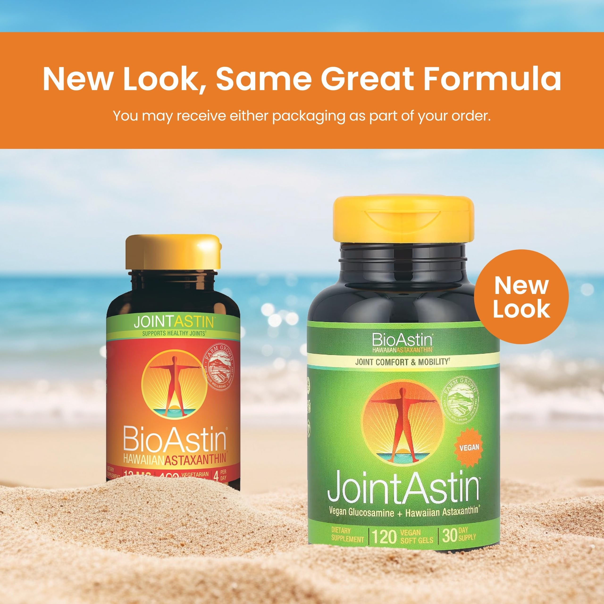 Nutrex Hawaii JointAstin supplement with lifestyle setting