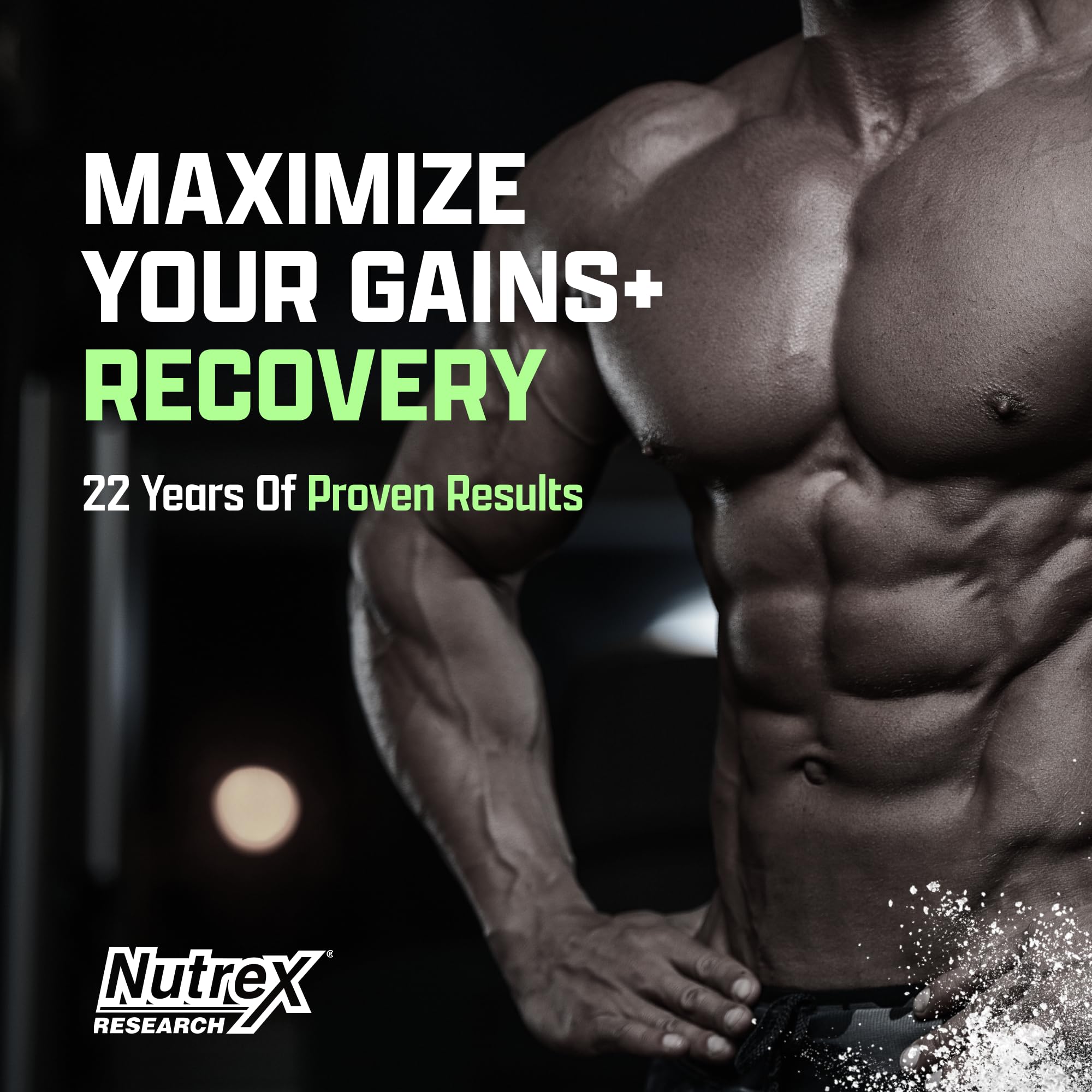 Nutrex Research Anabol Nighttime supplement with measuring scoop