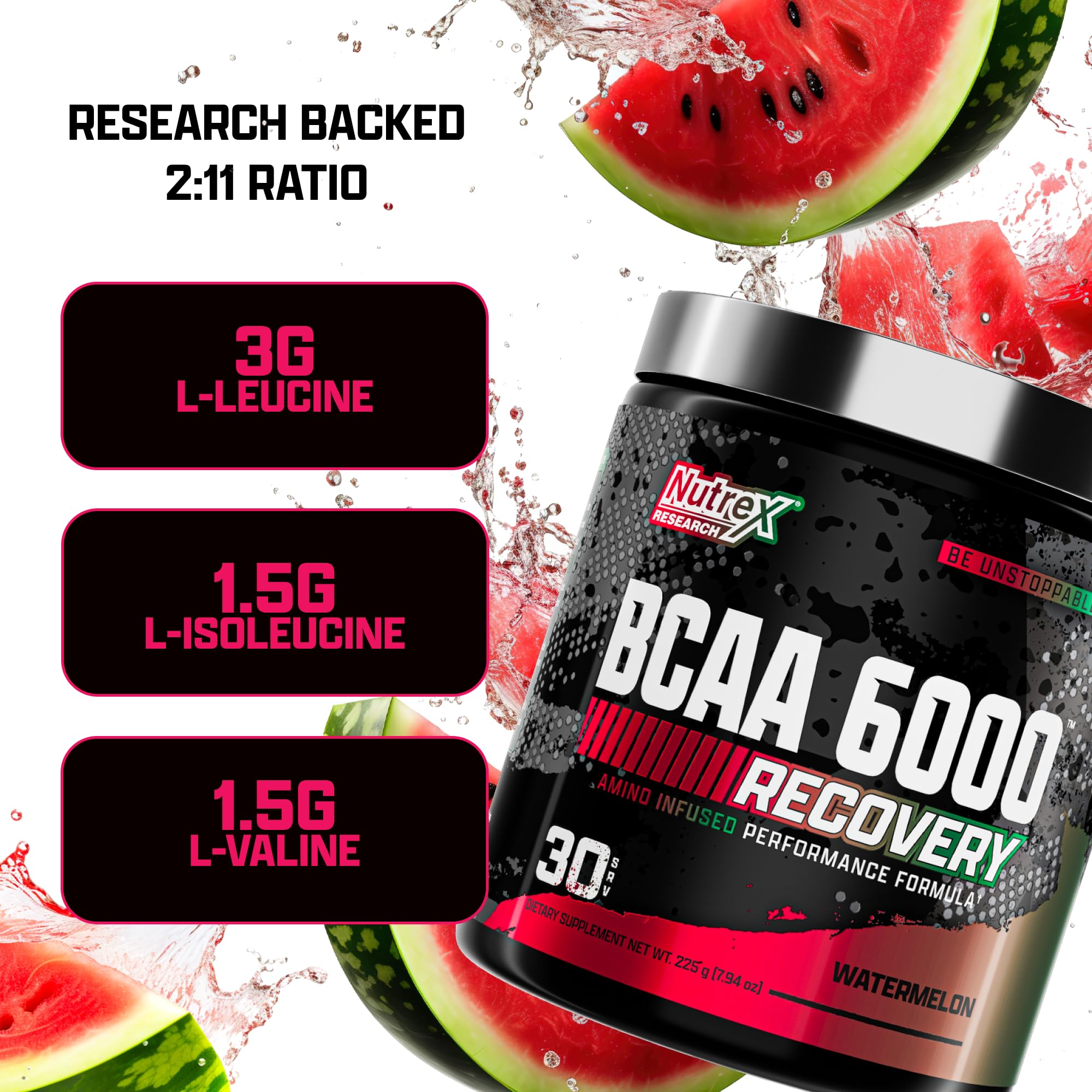 Nutrex Research BCAA with ingredients list