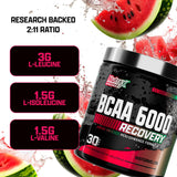 Nutrex Research BCAA with ingredients list