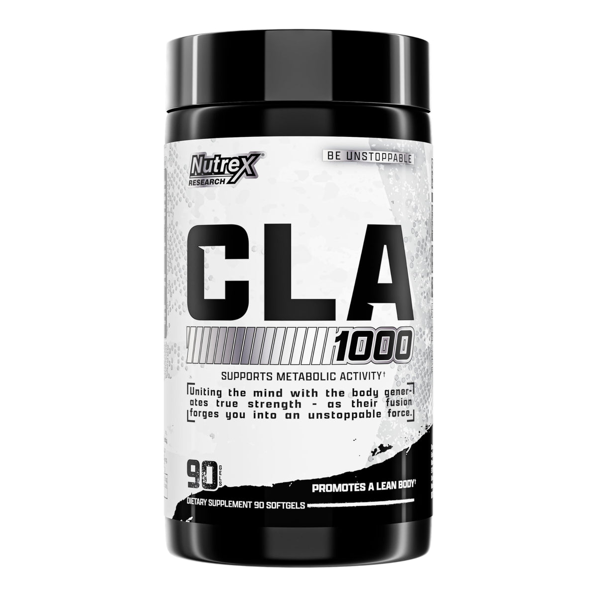 Nutrex Research CLA 90 soft gels bottle front view