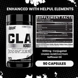 Nutrex Research CLA soft gels packaging side view