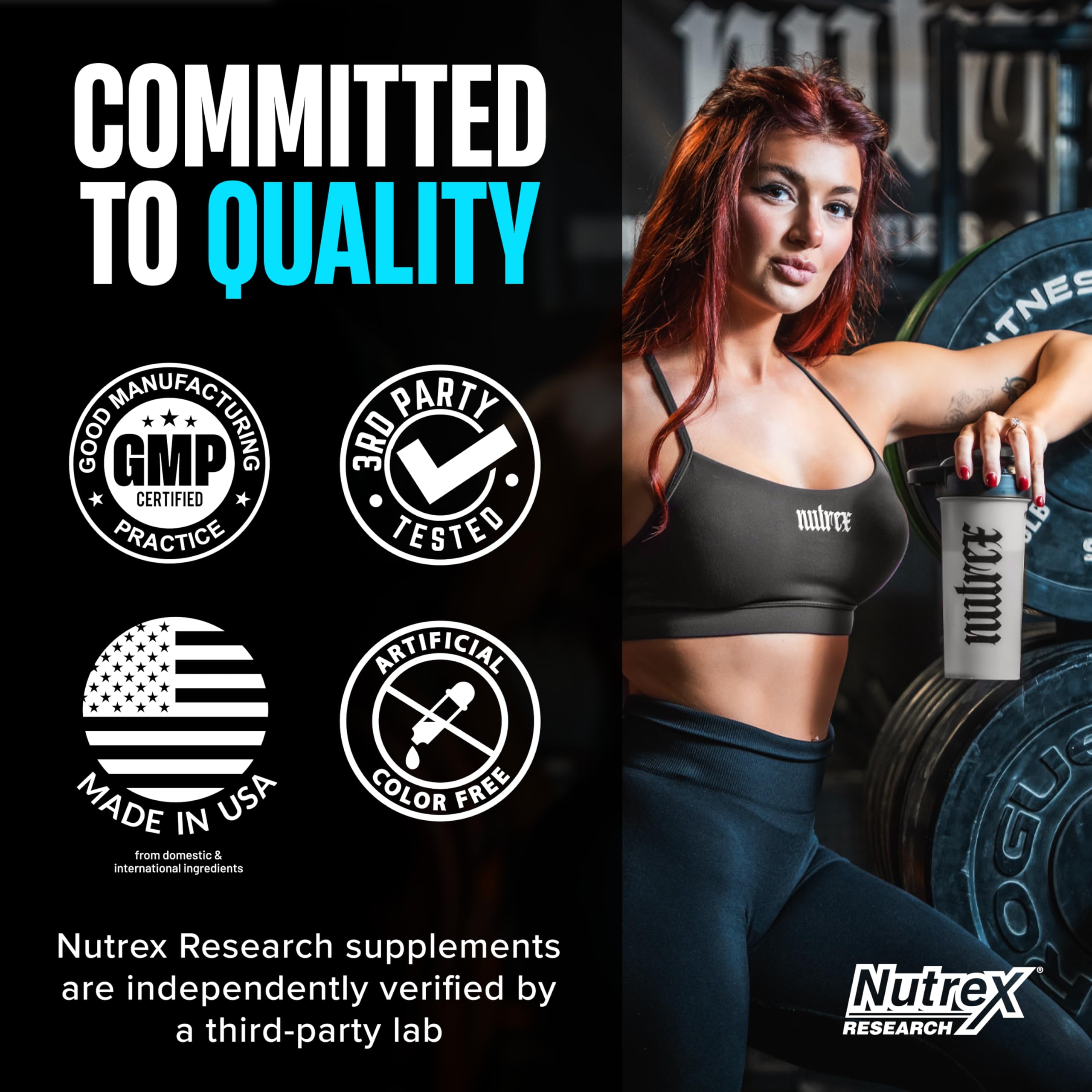 Nutrex Research Creatine Monohydrate 5g lifestyle shot