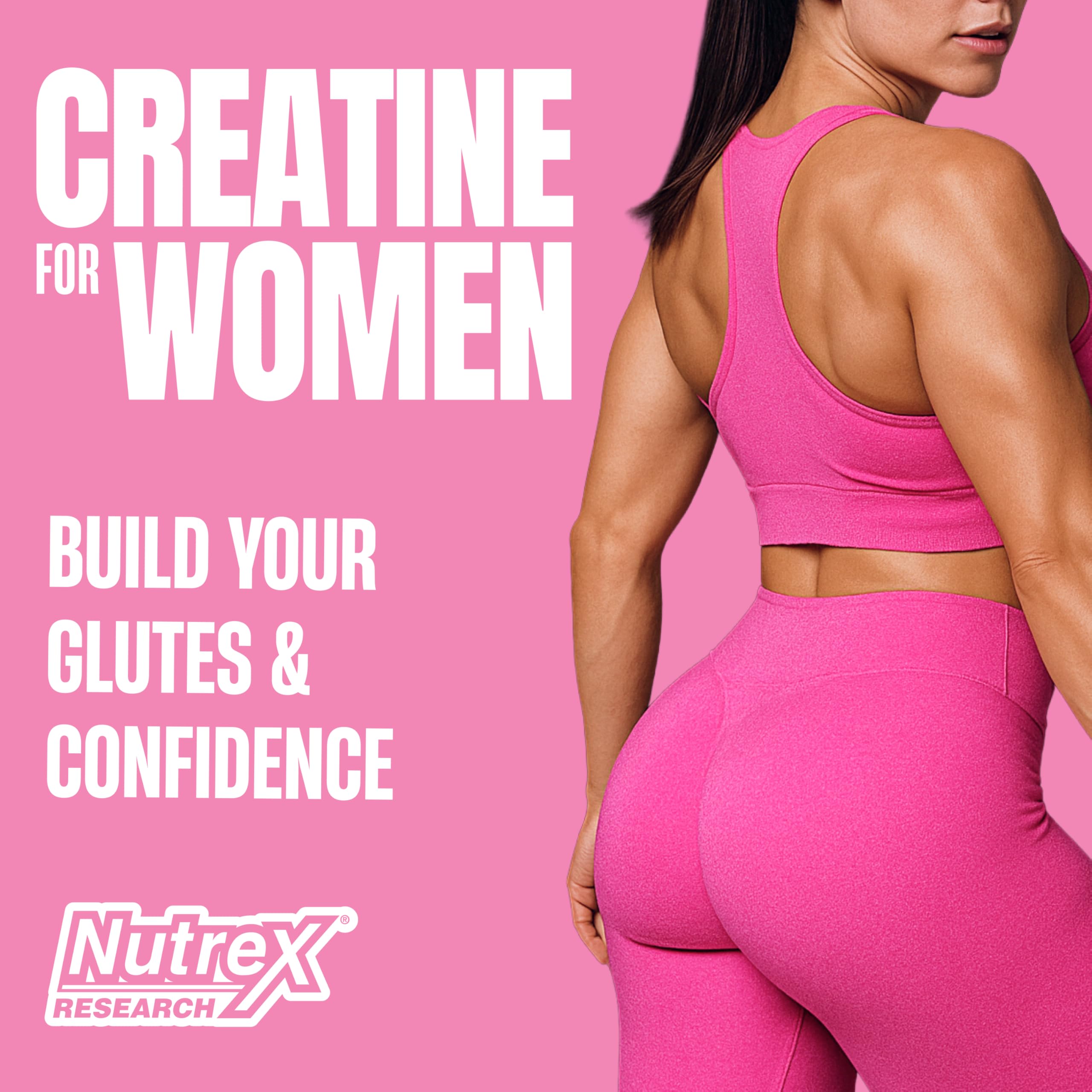 Nutrex Research Creatine Monohydrate Powder with workout gear