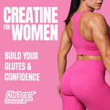 Nutrex Research Creatine Monohydrate Powder with workout gear