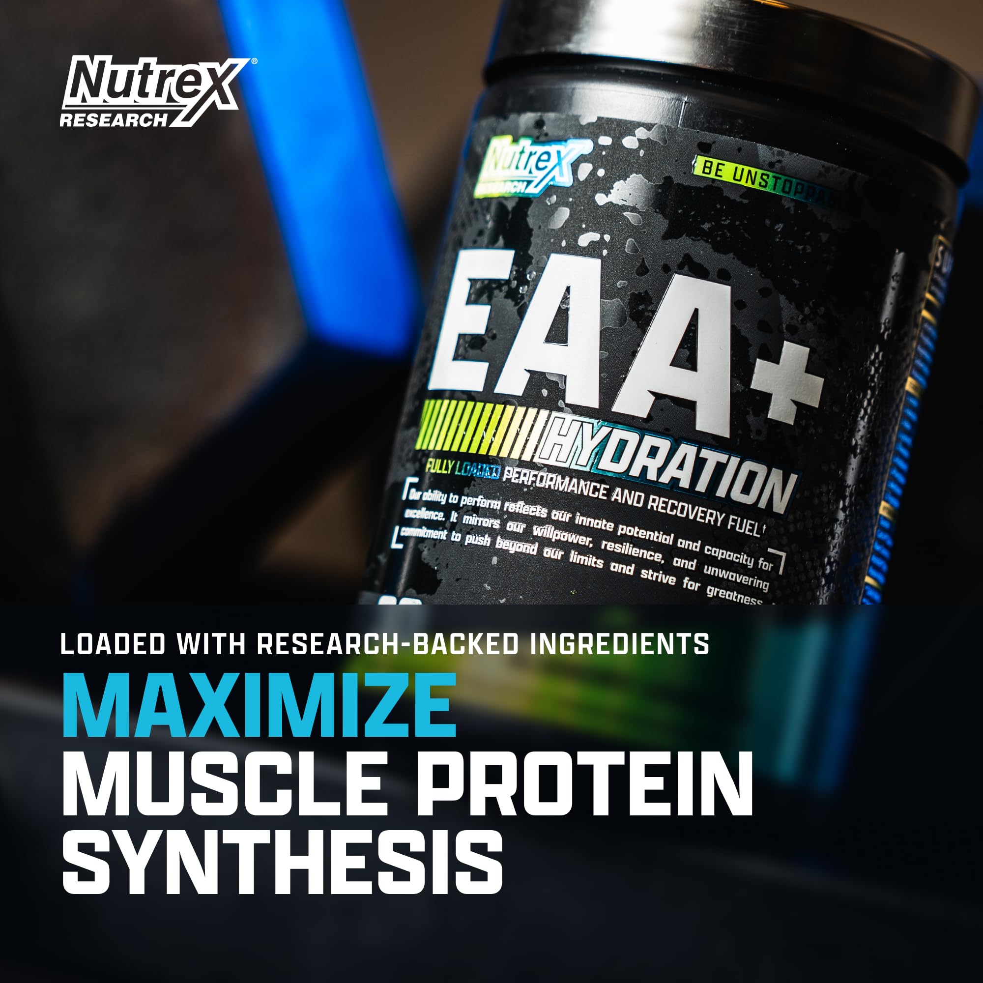 Nutrex Research EAA Supplement 454g nutrition label